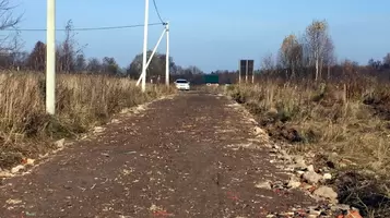 Строительство дороги в поселке Иванцево